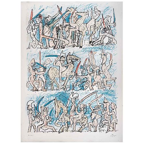 ROBERTO MATTA, Untitled, Signed, Lithograph e. a, 29.9 x 21.6" (76 x 55 cm) | ROBERTO MATTA, Sin título, Firmada, Litografía e. a, 76 x 55 cm