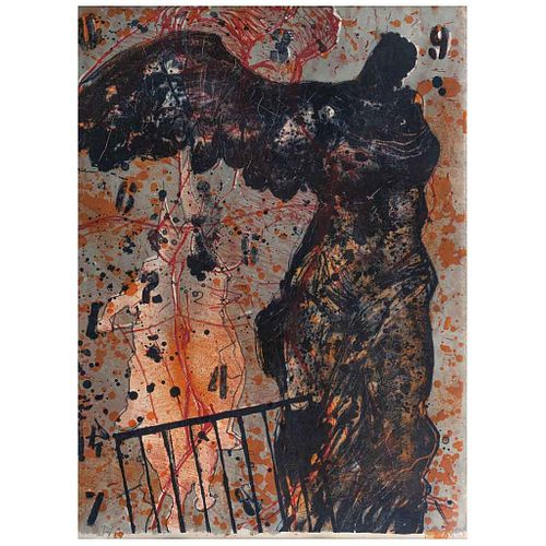 ALBERTO CASTRO LEÑERO, Untitled, Signed, Lithography 72 / 100, 31.4 x 22.6" (80 x 57.5 cm) | ALBERTO CASTRO LEÑERO, Sin título, Firmada, Litografía 72