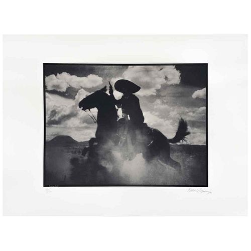 GABRIEL FIGUEROA, Pueblerina, 1948, Signed and dated 90, Photoserigraphy 91/300, 22 x 30.1" (56 x 76.5cm), Stamp | GABRIEL FIGUEROA, Pueblerina, 1948,