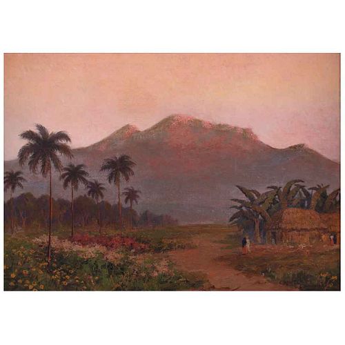 GUILLERMO GÓMEZ MAYORGA, Iztaccíhuatl, Signed and referenced Cuautla, Oil on canvas, 19.8 x 27.9" (50.5 x 71 cm) | GUILLERMO GÓMEZ MAYORGA, Iztaccíhua