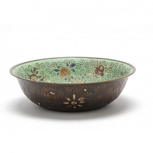 Early Japanese Cloisonne Bowl 