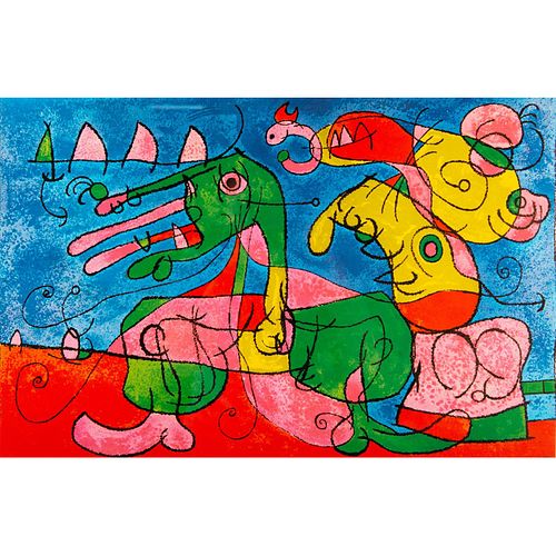 Joan Miro (Spanish 1893-1983) Lithograph, Ubu Roi