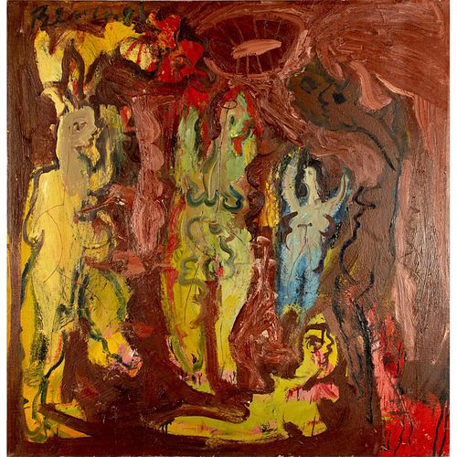 Adolf Benca (American b. 1959) Oil on Canvas, Fleeting Angels