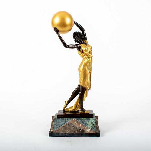 After Ferdinand Preiss (1882-1943) Art Deco Bronze Sculpture, Lighter Than Air