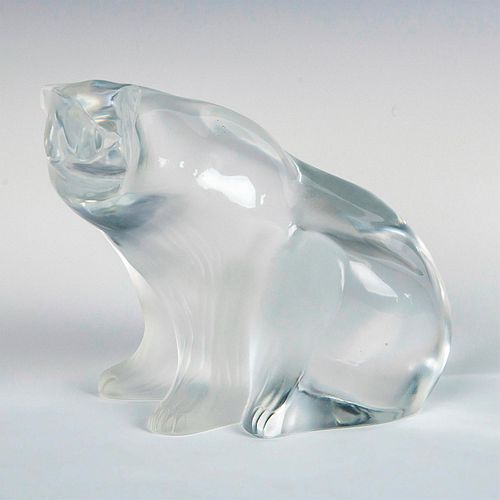Large Lalique Crystal Figurine, Polar Bear
