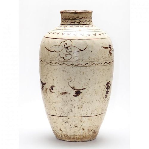 Chinese Cizhou Wine Jar 