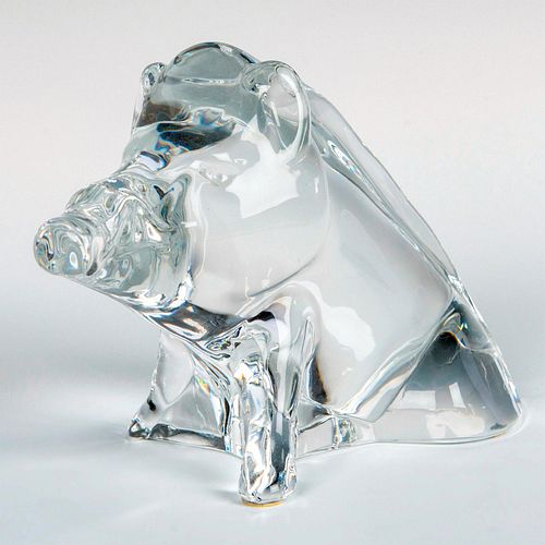 Baccarat Crystal Figurine, Wild Boar sold at auction on 30th November |  Bidsquare