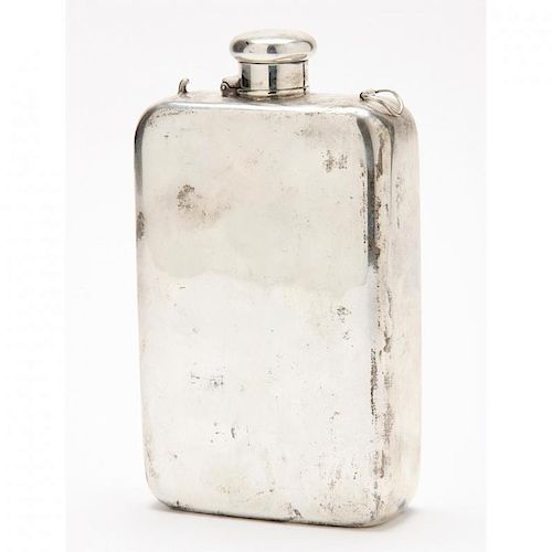 Antique Tiffany & Co. Sterling Silver Flask 