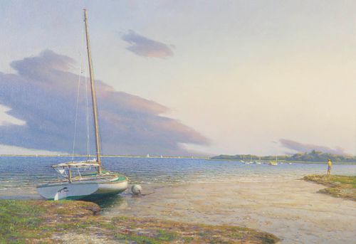William P. Duffy Oil on Linen "Morning Watch"
