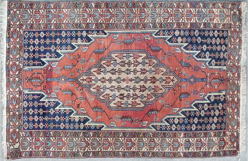 Vintage Hand Knotted Persian Carpet