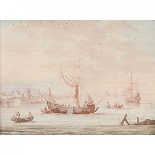manner of Herman Saftleven (Dutch, 1609-1685), Harbor Scene 