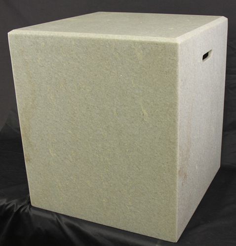 MARBLE CUBE SIDE TABLE OR STOOL