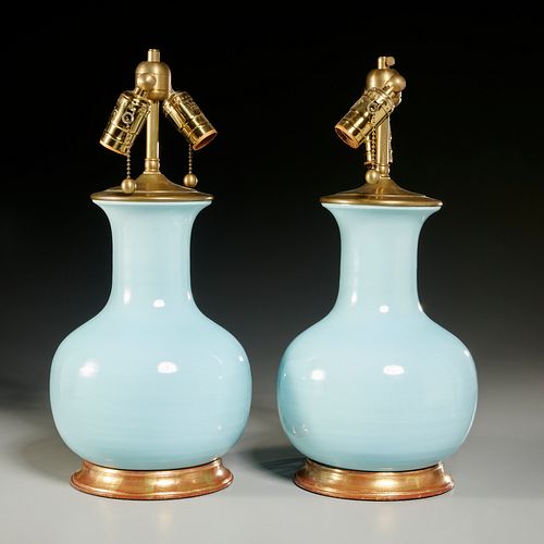 Pair Christopher Spitzmiller "William" lamps