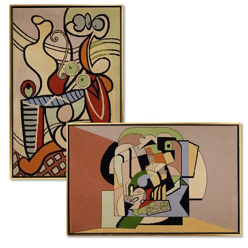 Picasso (manner), large needlepoint tapestries