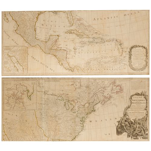 Pownall's New Map of North America, 1794