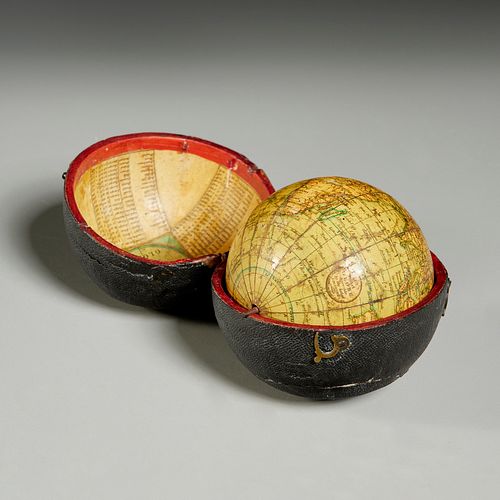 John and William Cary Pocket Globe in case