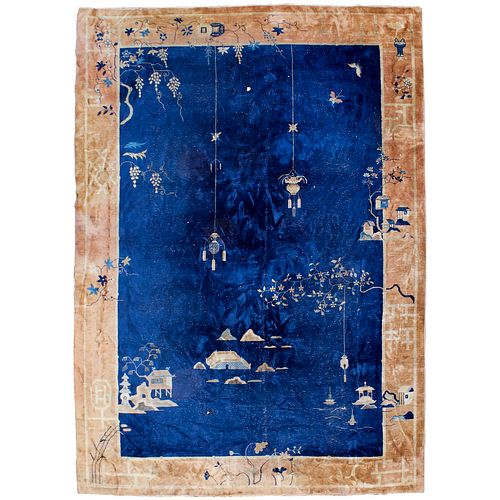 Room-size Chinese Art Deco carpet