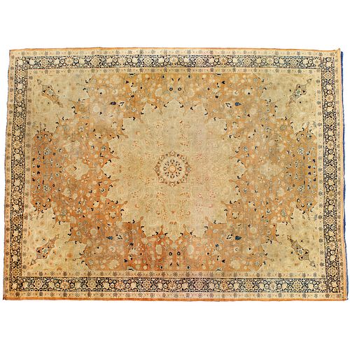 Antique Tabriz carpet, ex Blau