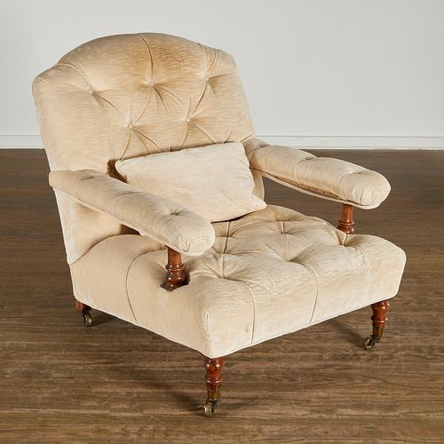 Antique Howard & Sons (attrib.) lounge chair