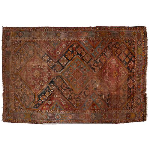Antique Qashqai carpet
