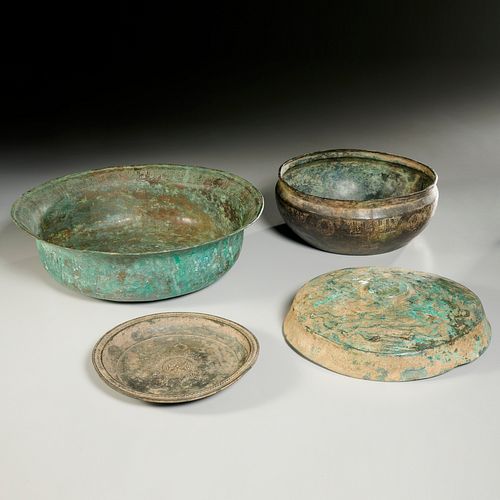 Ancient Near Eastern engraved bronze vessels