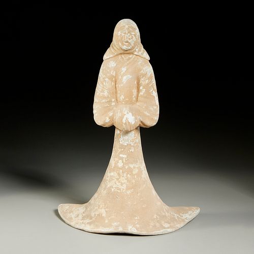 Han Dynasty female pottery figure, TL tested