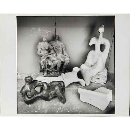 Irving Penn, Henry Moore's Studio, 1962