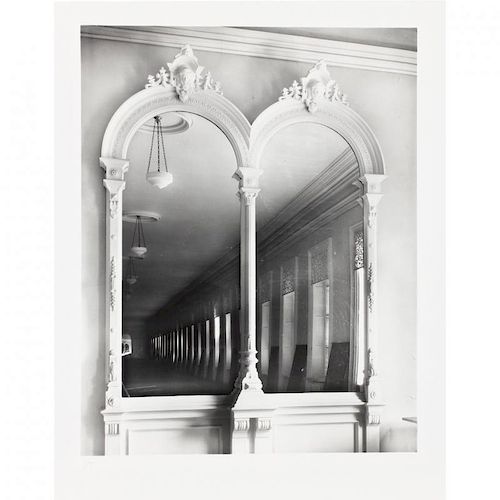 Walker Evans (1903-1975), Mirror in Hotel Lobby, Saratoga Springs, New York 