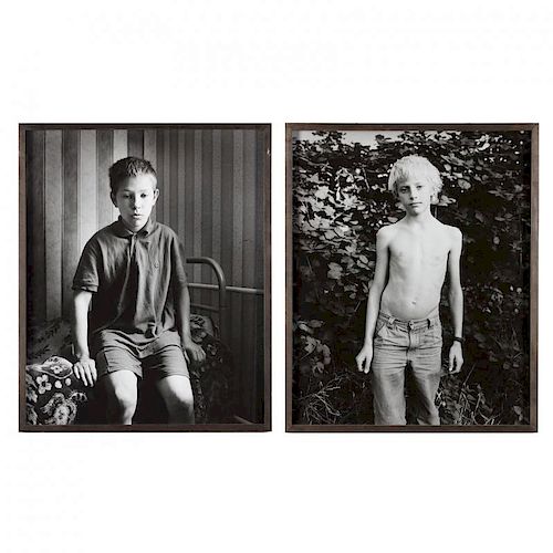 Ingar Krauss (German, b. 1965), Two Portraits of Children 