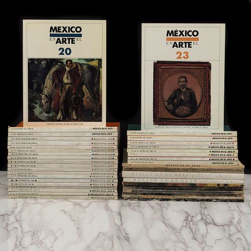 Revistas. México en el Arte. Julio 1948 - Noviembre 1952. Números 1 - 12 / México en el Arte Nueva Época. Núm. 1 - 25. Pzs: 40.