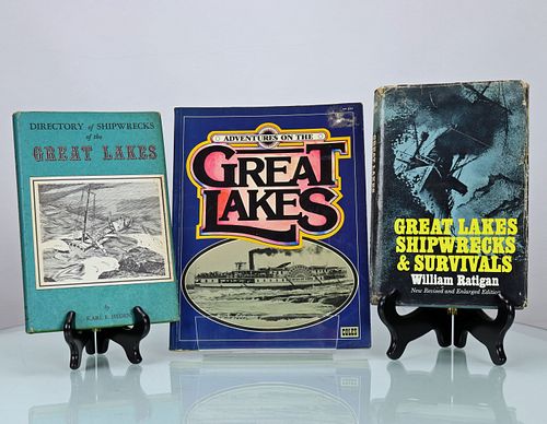 3 Book Lot – Great Lakes Shipwrecks & History