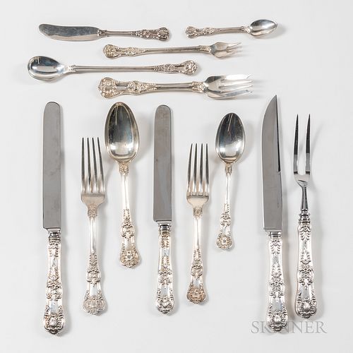 Tiffany & Co. English King Pattern Sterling Silver Flatware Service