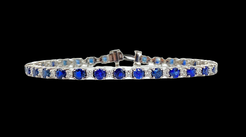Pico Sapphire and Diamond Bracelet