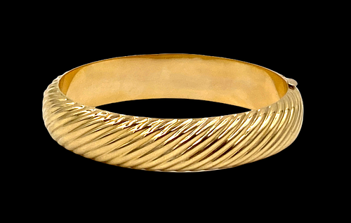 Simons Brothers 14K Gold Bangle Bracelet