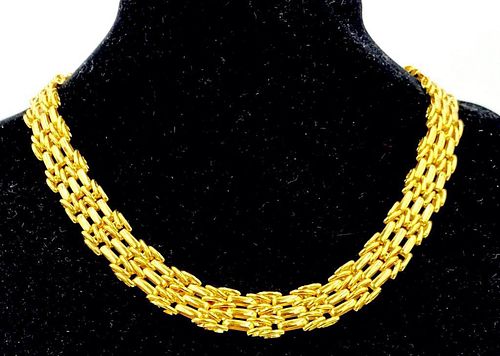 Suna Brothers 18K Gold Link Necklace