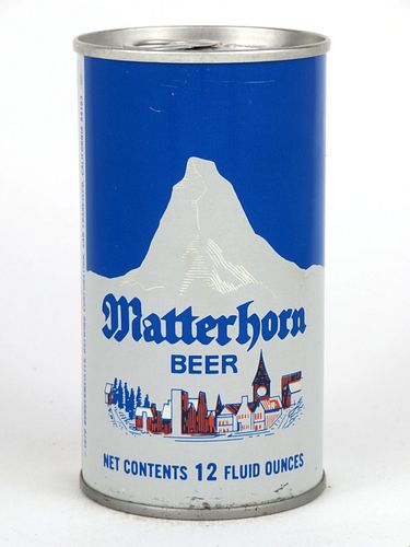 1969 Matterhorn Beer 12oz  T92-01 Ring Top San Francisco, California