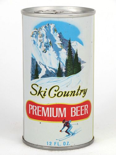1969 Ski Country Premium Beer 12oz  T125-03 Ring Top Pueblo, Colorado