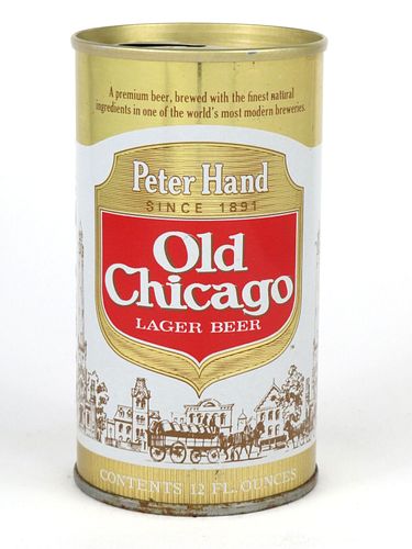 1973 Old Chicago Lager Beer 12oz  T99-28 Ring Top Chicago, Illinois