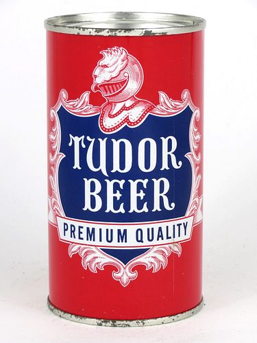1957 Tudor Beer 12oz  140-23c Flat Top Chicago, Illinois