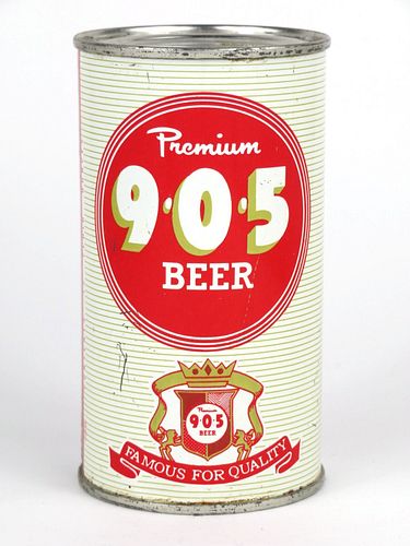 1963 9*0*5 Premium Beer 12oz  103-29.2 Flat Top South Bend, Indiana