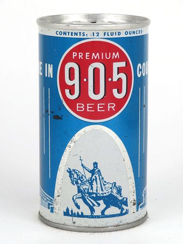 1968 9*0*5 Premium Beer 12oz  T98-16.2 Ring Top Evansville, Indiana