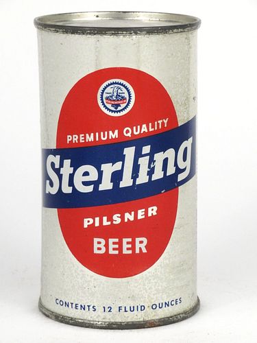 1953 Sterling Pilsner Beer 12oz  136-34 Flat Top Evansville, Indiana