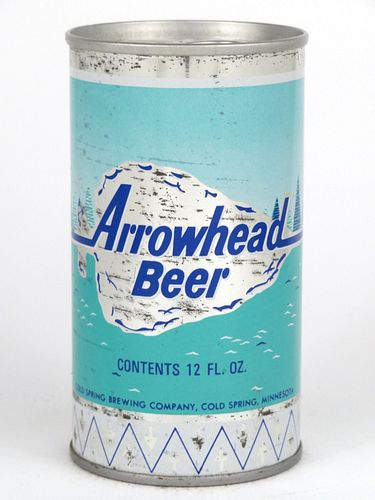 1973 Arrowhead Beer 12oz  T35-35 Ring Top Cold Spring, Minnesota
