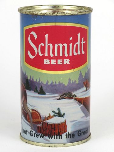 1954 Schmidt Beer "Moose" 12oz  130-23 Flat Top Saint Paul, Minnesota