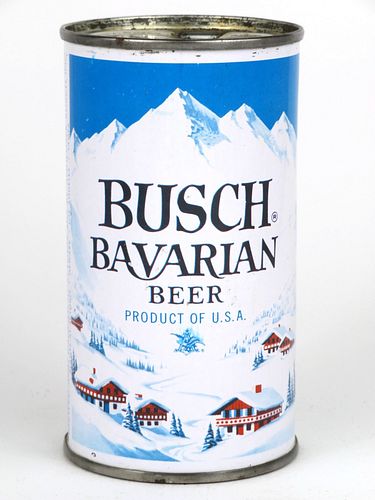 1958 Busch Bavarian Beer (73CW) 12oz  47-23 Flat Top Saint Louis, Missouri
