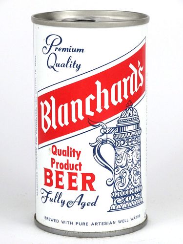 1973 Blanchard's Quality Product Beer 12oz  T43-05 Ring Top Hammonton, New Jersey