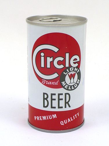 1968 Circle Beer 12oz  T55-17 Ring Top Hammonton, New Jersey