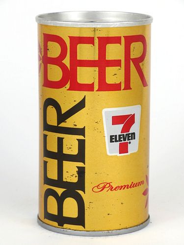 1967 Seven-11 Premium Beer 12oz  T124-03 Ring Top Newark, New Jersey