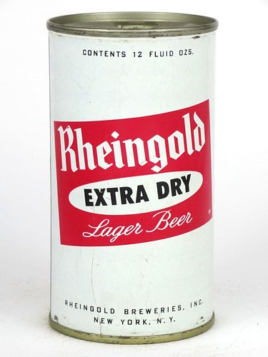 1964 Rheingold Extra Dry Beer 12oz  124-21 Flat Top Brooklyn, New York