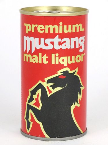 1968 Mustang Malt Liquor 12oz  T95-30 Ring Top Pittsburgh, Pennsylvania